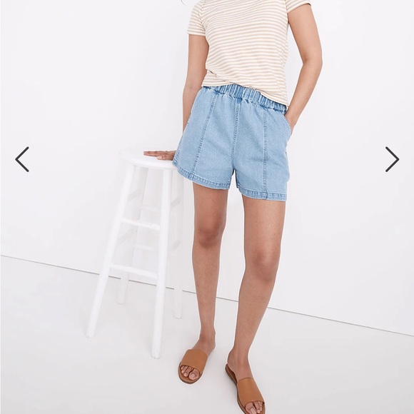 Madewell pull on Jean shorts - Picture 2 of 6